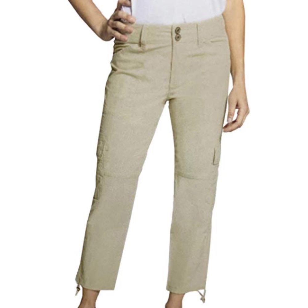 Blossom & Clover Ladies' Cargo Ankle Pants SAND